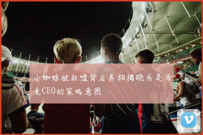 小蜘蛛被狂嘘背后真相揭晓或是马竞CEO的策略意图